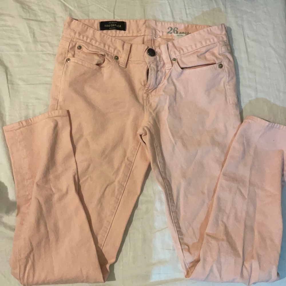 J.Crew Ankle Toothpick Jeans size 26